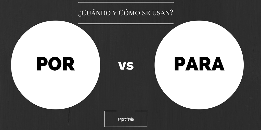 POR vs PARA
